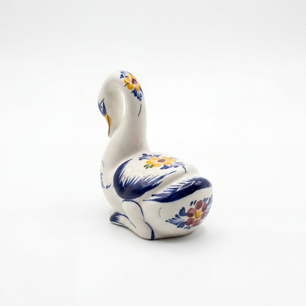 Goose Figurine Portugal Flower