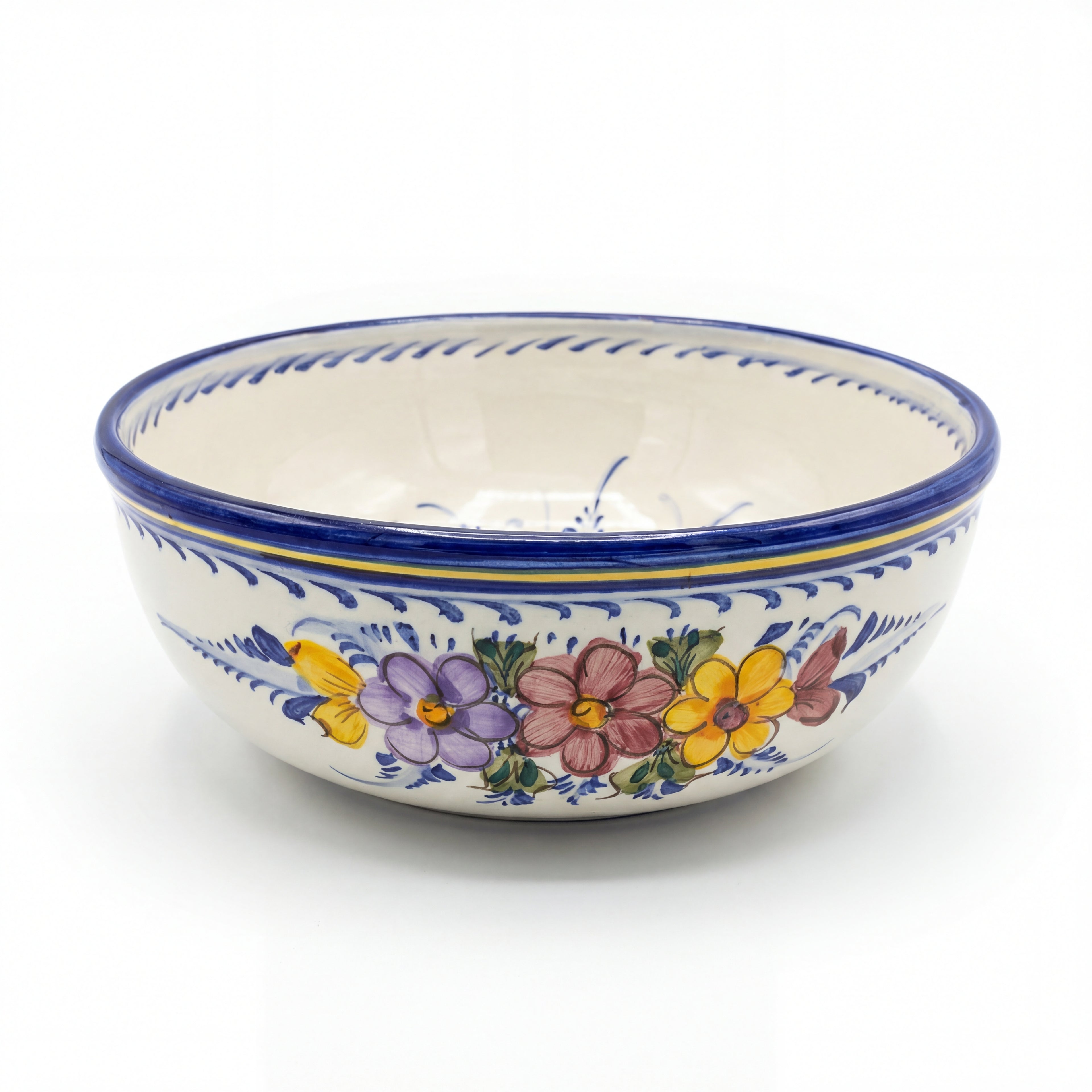 Large Bowl Portugal Flower 27 cm