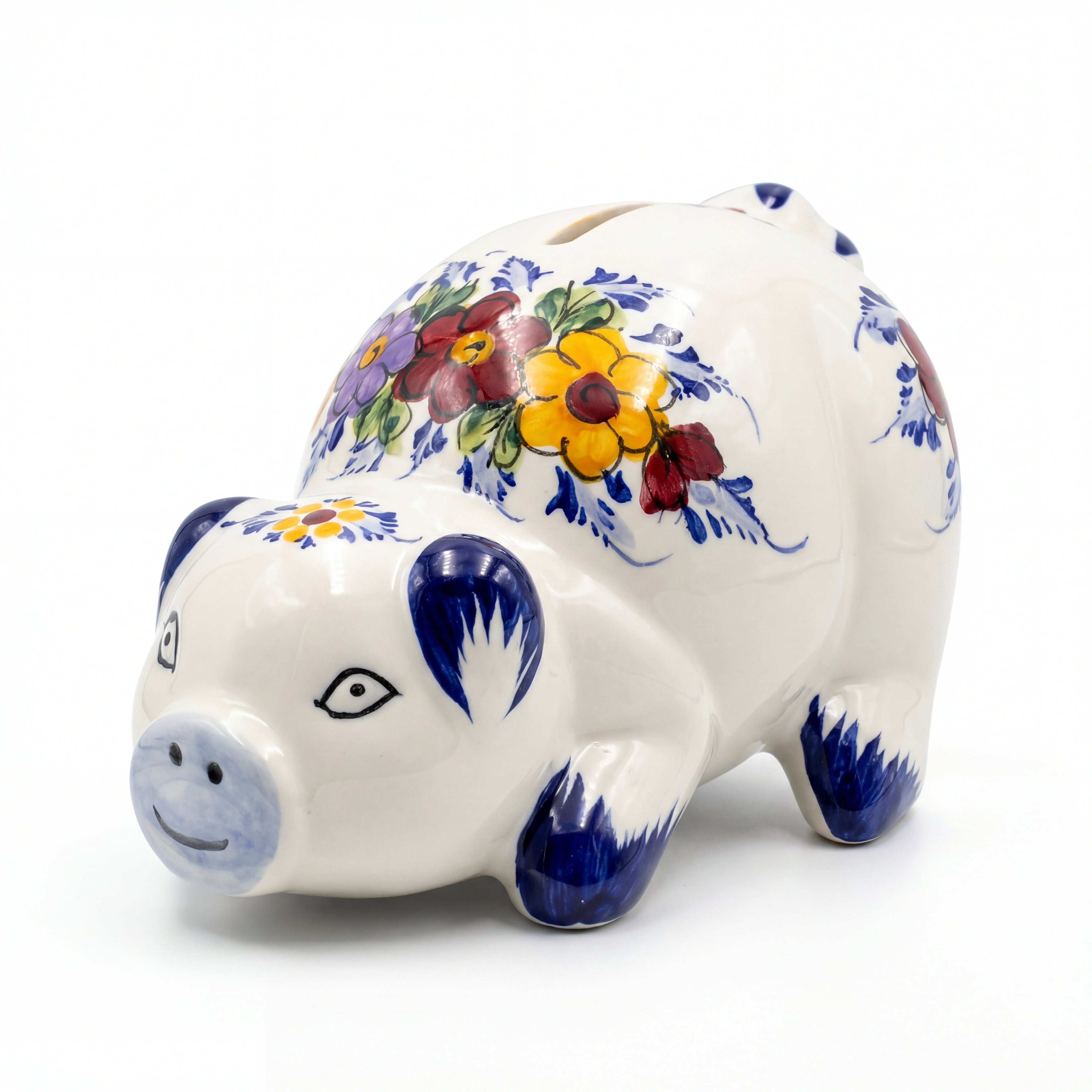 Piggy Bank Portugal Flower
